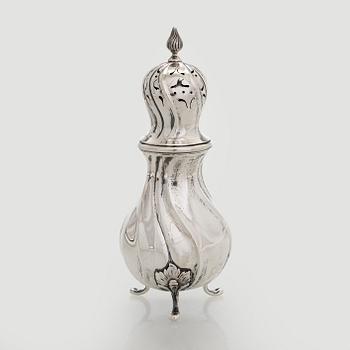 Sockerruska, silver, svenska importstämplar.