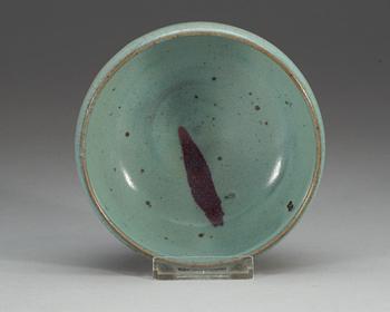 A lavender blue Junyao bowl, presumably Song dynasty (960-1279).