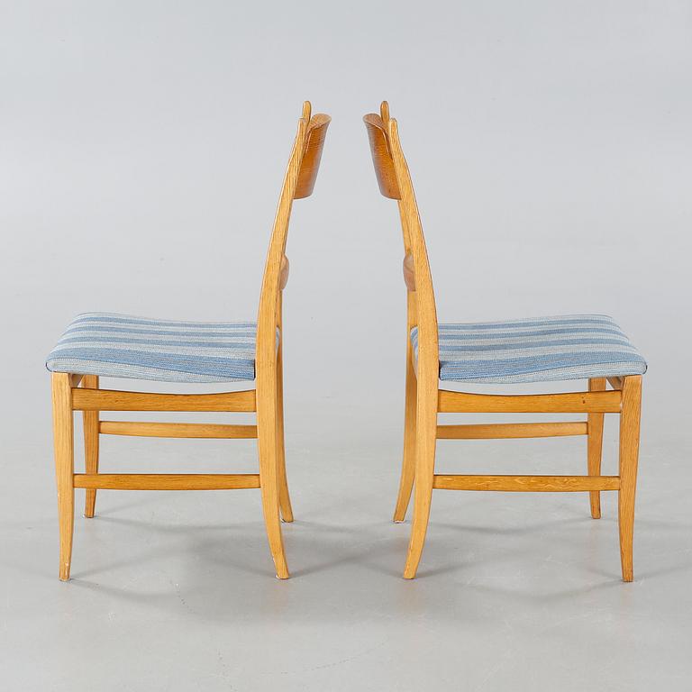 Six chairs "Calmare Nyckel", Åfors Möbelfabrik second half of the 20th century.