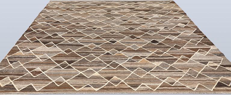 A Kilim carpet, Morocco, design, 302 x 252 cm.