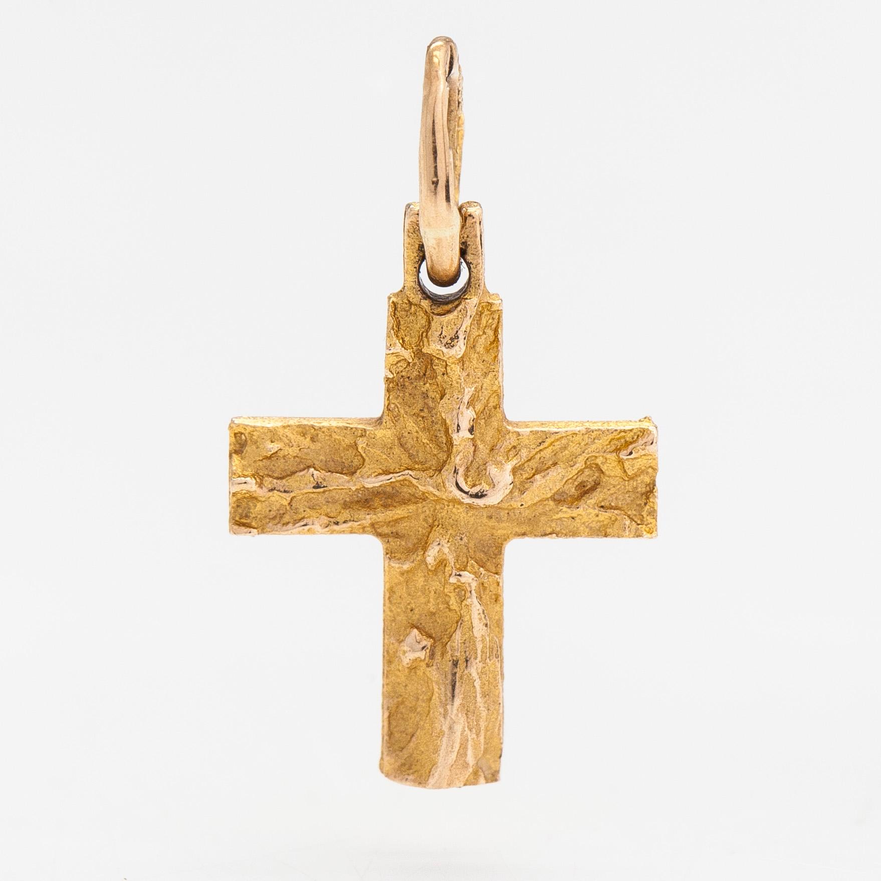 Björn Weckström, Hänge "Lilla korset", 14K guld. Lapponia 1976.