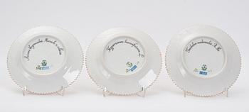 A Royal Copenhagen 'Flora Danica' part dinner service, Denmark, 20th Century.