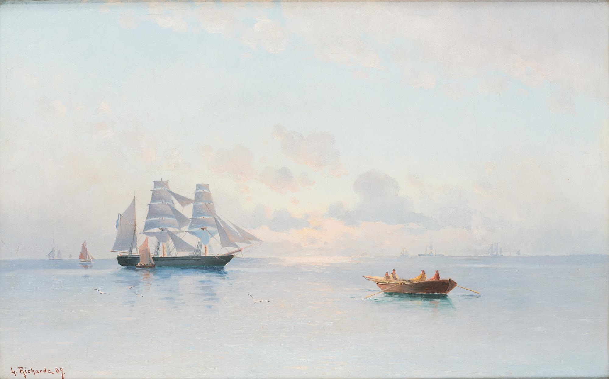 Ludvig Richarde, Solnedgång.