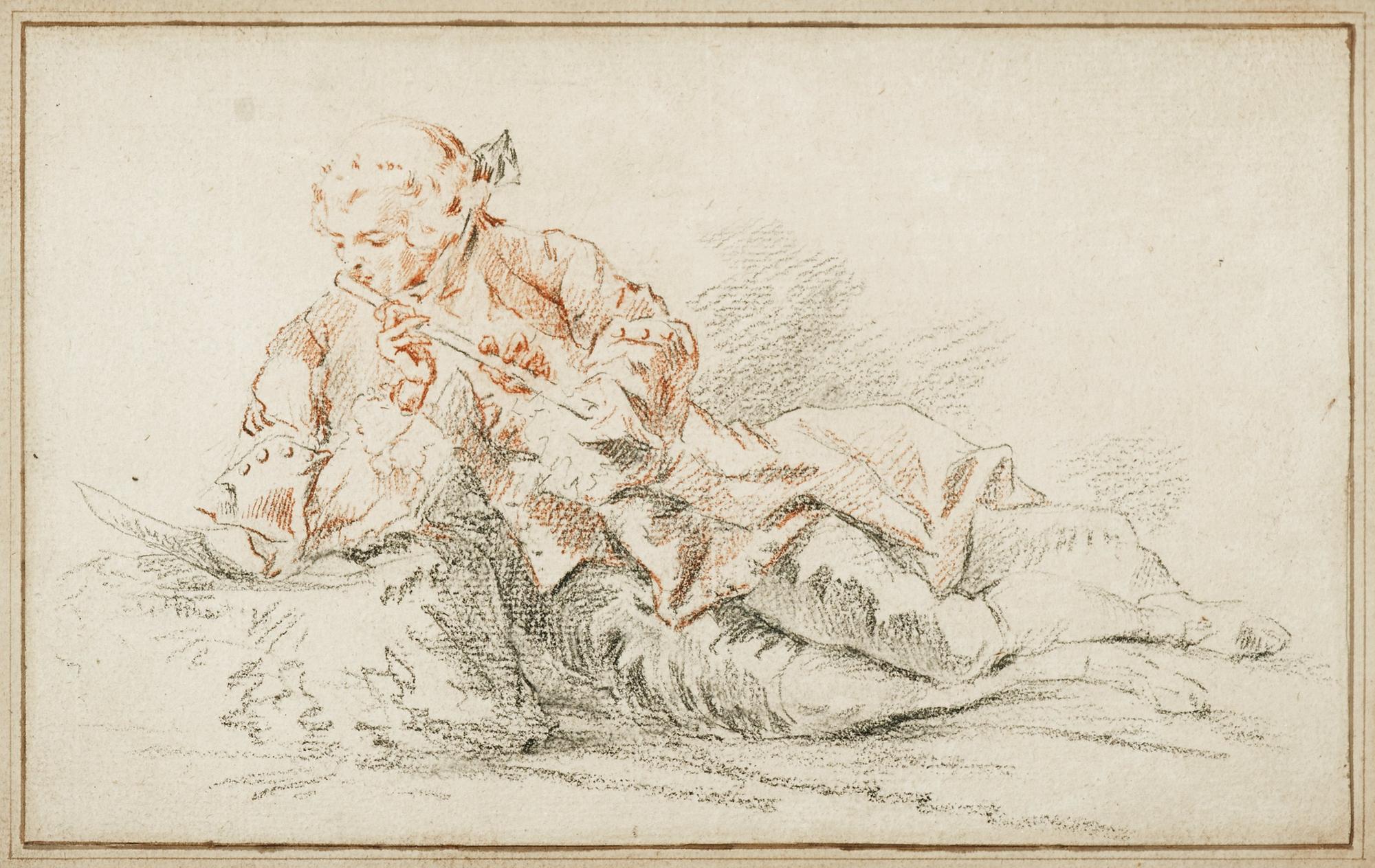 JACQUES ANDRÉ PORTAIL, Tillskriven. Kritteckning, ej signerad.