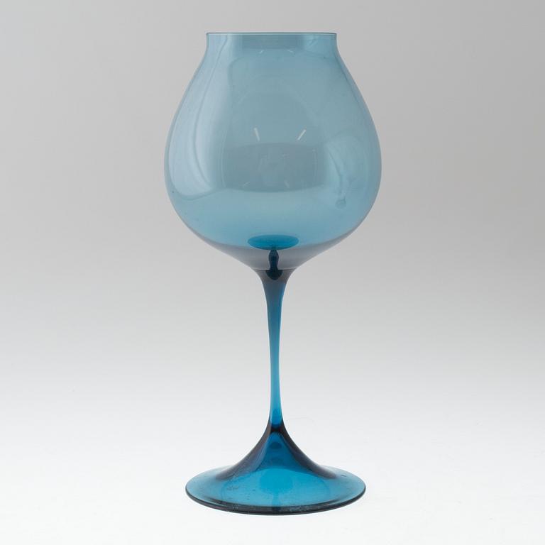 NILS LANDBERG glas, 3 st, Orrefors, 1900-talets andra hälft.