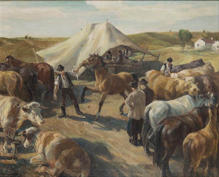 Pal Udvary, Hästmarknad.