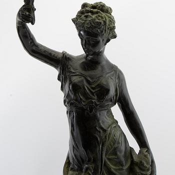 Candelabras/sculptures a pair 20th century.