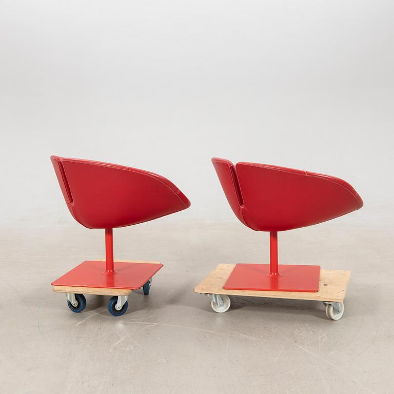 Patricia Urquiola, a pair of "Fjord" armchairs for Moroso, designed in 2002.