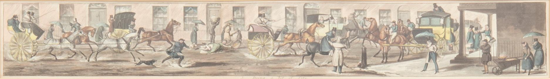 Henry Thomas Alken  "A hunting trip to Melton Mowbray".