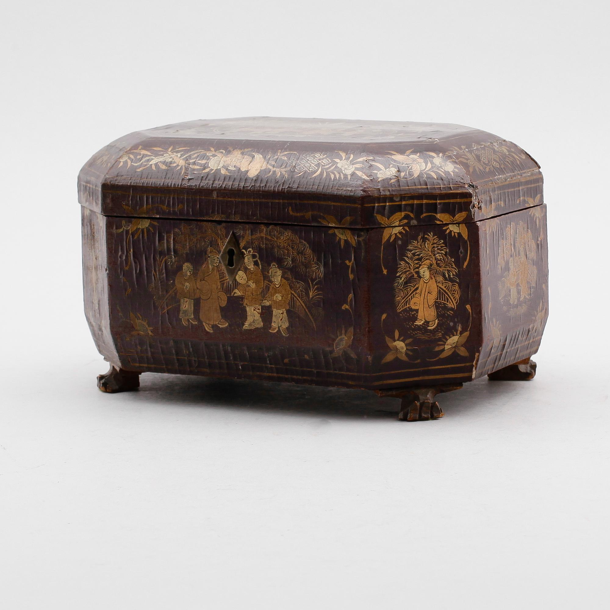 TESKRIN, lackarbete, Kina, 1800-tal.