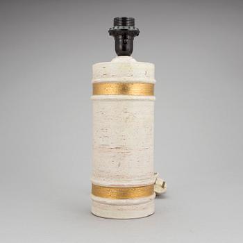 BORDSLAMPA, keramik, Bitossi, Bergboms, 1960-/70-tal.