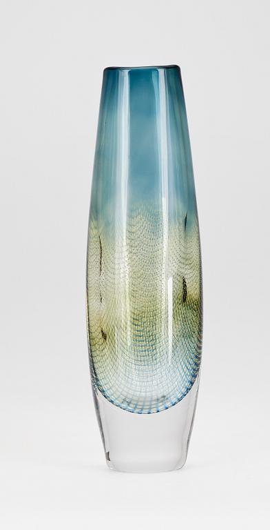 VAS, glas, "Kraka", Sven Palmqvist, Orrefors, Sign.