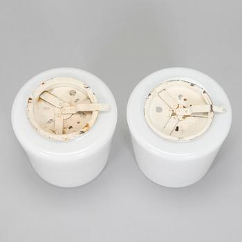 Paavo Tynell, a pair of mid-20th-century '80112-15' ceiling lights for Idman.