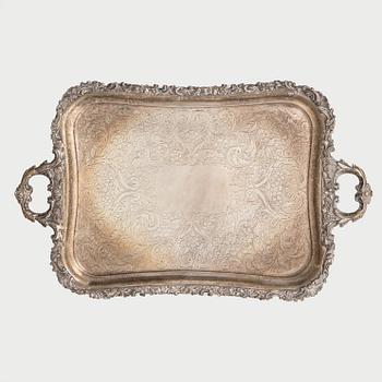 Bricka nysilver 1900-talets första hälft.