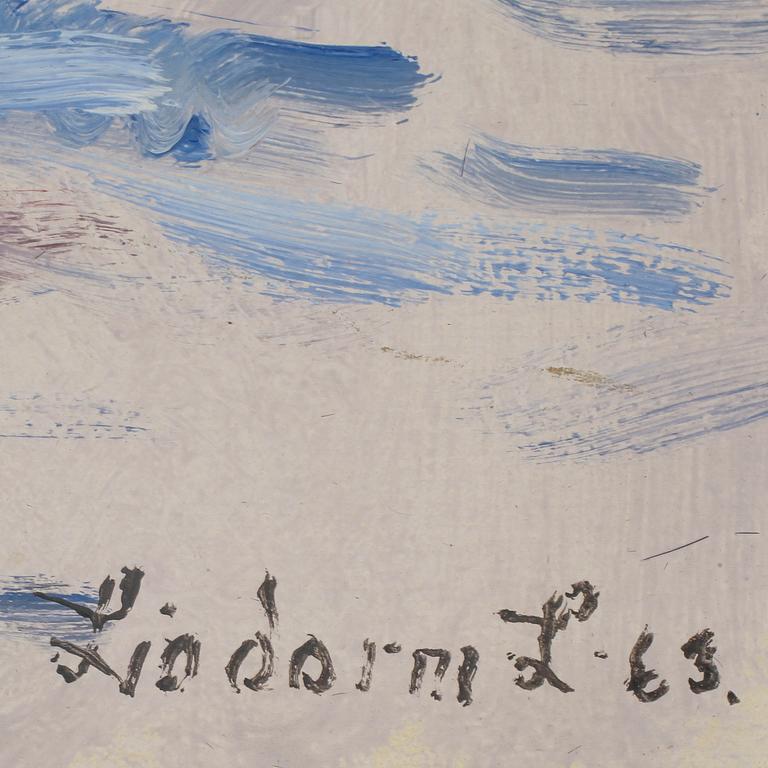 LINDORM LILJEFORS, olja på pannå, signerad och daterad -63.