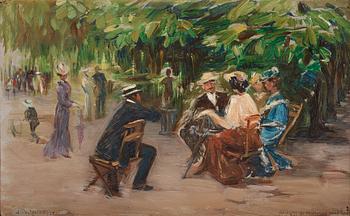 Ingeborg Westfelt-Eggertz, "L'heure de musique militaire au jardin de Tuilleries".