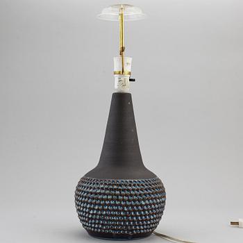 A Einar Johansen table lamp, Söholm stentöj, Bornholm, Denmark, second half of the 20th century,