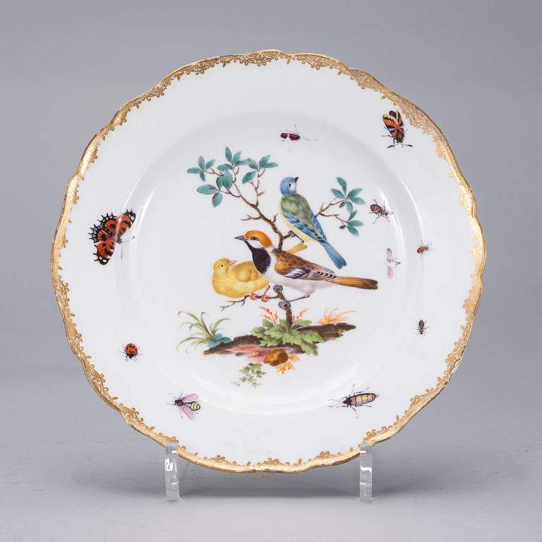 TALLRIK, porslin, Meissen, 1700-tal.