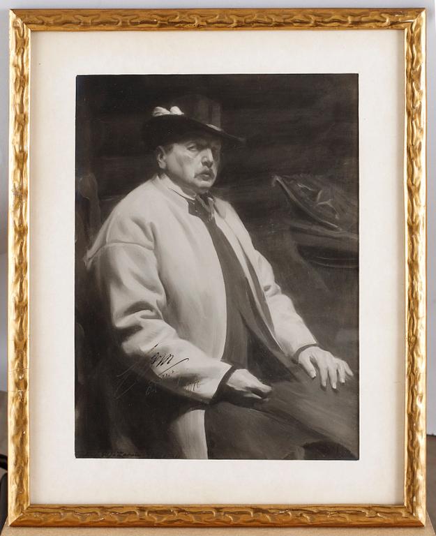 FOTOGRAFI, föreställande Anders Zorn.