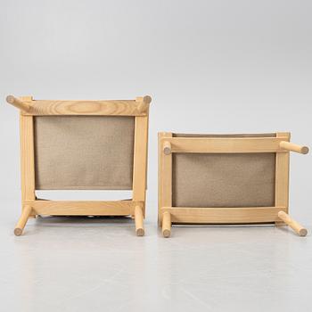 Jasper Morrison & Wataru Kumano, fåtölj med fotpall, "December Chair" Nikari, Finland.