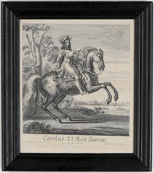 Jacob von Sandrart · KOPPARSTICK, efter David Klöcker von Ehrenstrahl, graverad av Jacob Sandrart 1673. Senare avdrag, trol 1700-tal.