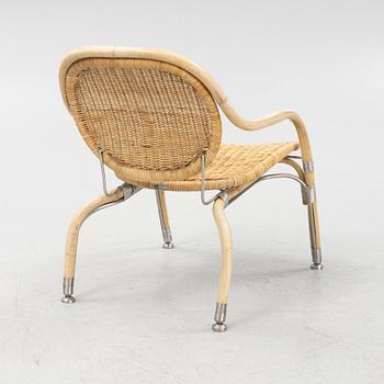 Mats Theselius, a 'Nätön' aluminum and bamboo armchair, IKEA, 21st century.