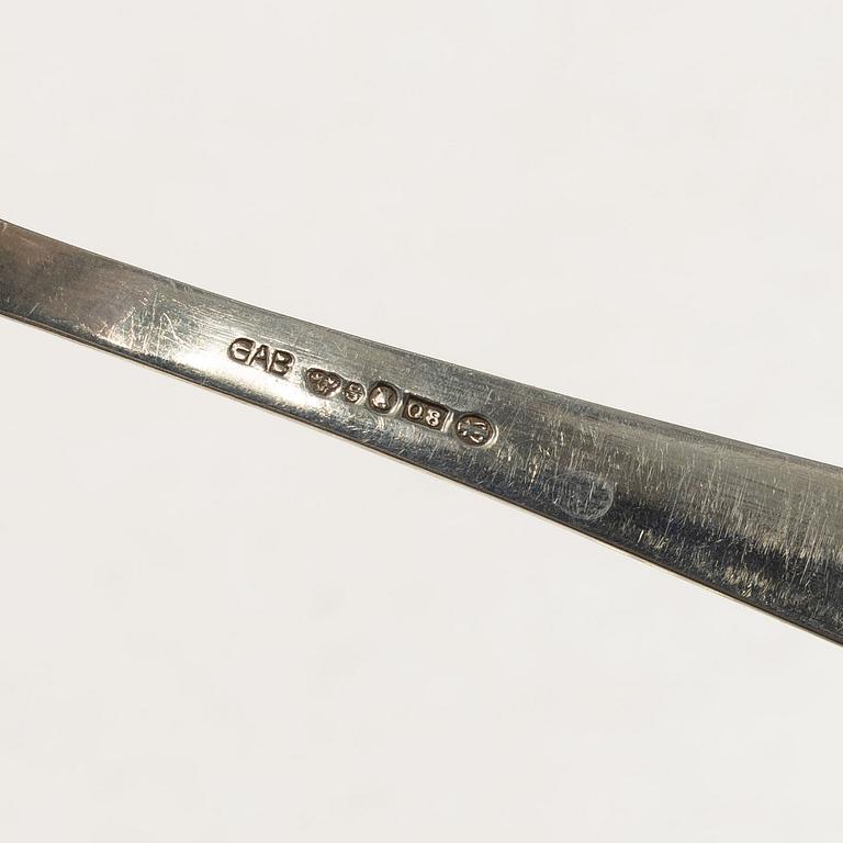 Jacob Ängman, A Swedish silver cutlery set, “Rosenholm”, GAB, some Stockholm 1958 (72 pieces).