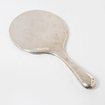 Hand mirror, silver, Denmark 1904-1932.