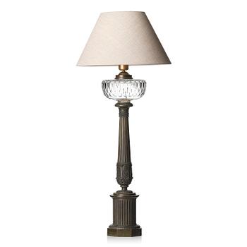 303. A French Empire-style table lamp, later part 19th century.
