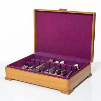 R Wallace & Sons, bestickservis, 65 delar, silver, Wallingford, Connecticut, USA.