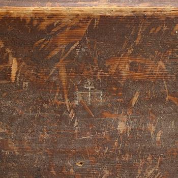 Three bread troughs, 19th century.