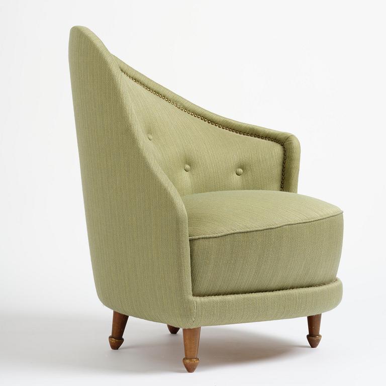Carl Cederholm, a Swedish Modern armchair, Stil & Form, Stockholm, 1940s-50s.