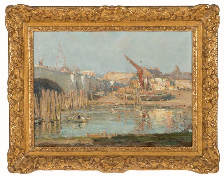 Evert Moll, oil on canvas, signed.