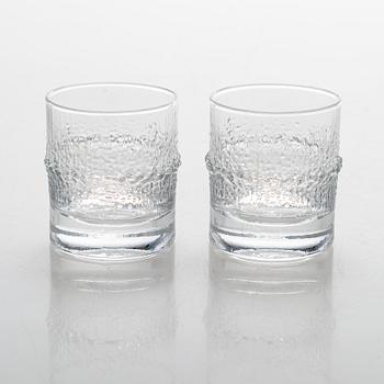 Tapio Wirkkala, a 24-piece set of "Niva" glassware, Iittala. In production 1972-1992.