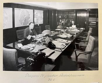 Bertil Brisborg, a table lamp model "30595", Nordiska Kompaniet, 1940s.