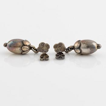 Georg Jensen, silver acorn earrings.