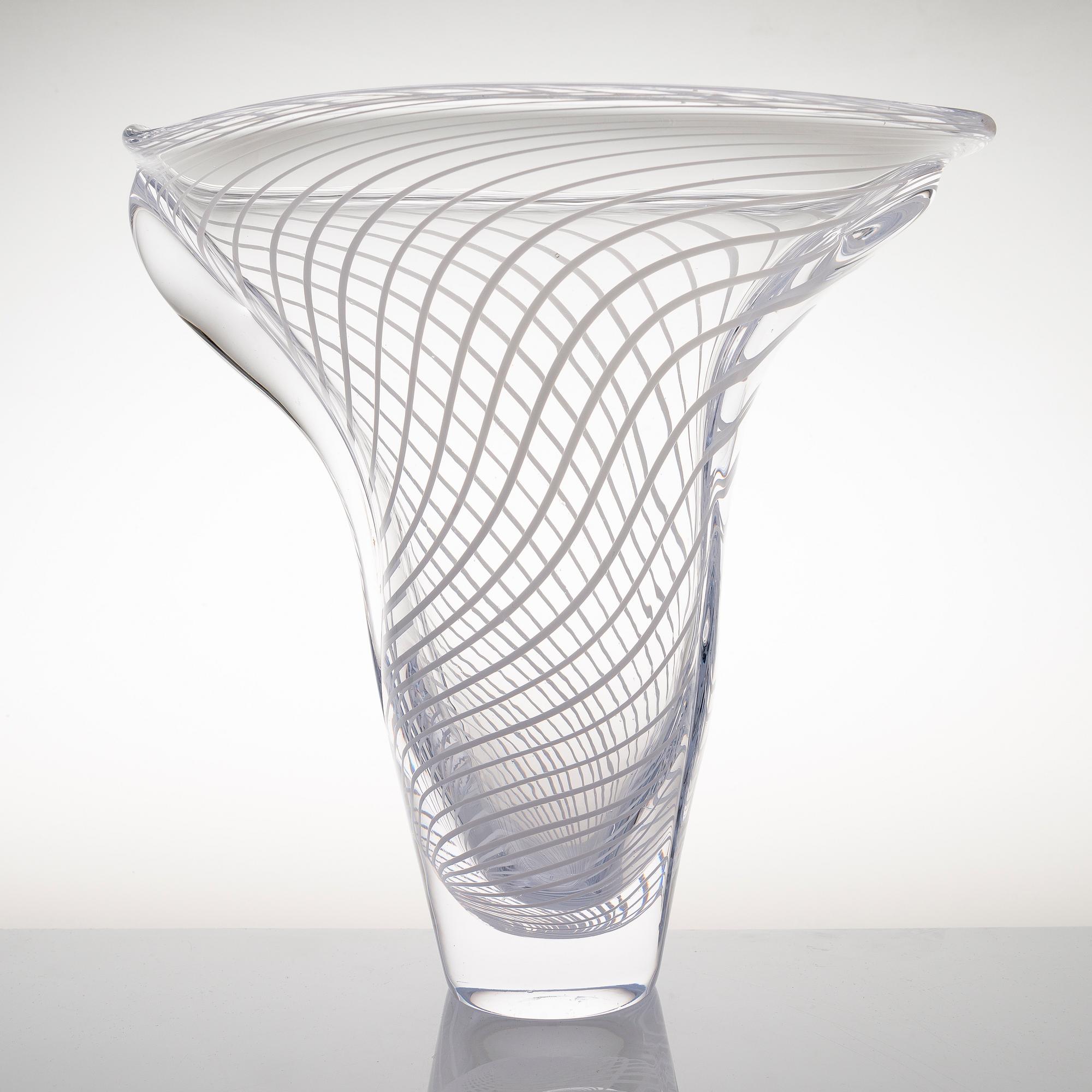 KARI ALAKOSKI, a 'Bipolar' glass sculpture, signed Kari Alakoski 2014. Glass Studio Mafka & Alakoski.