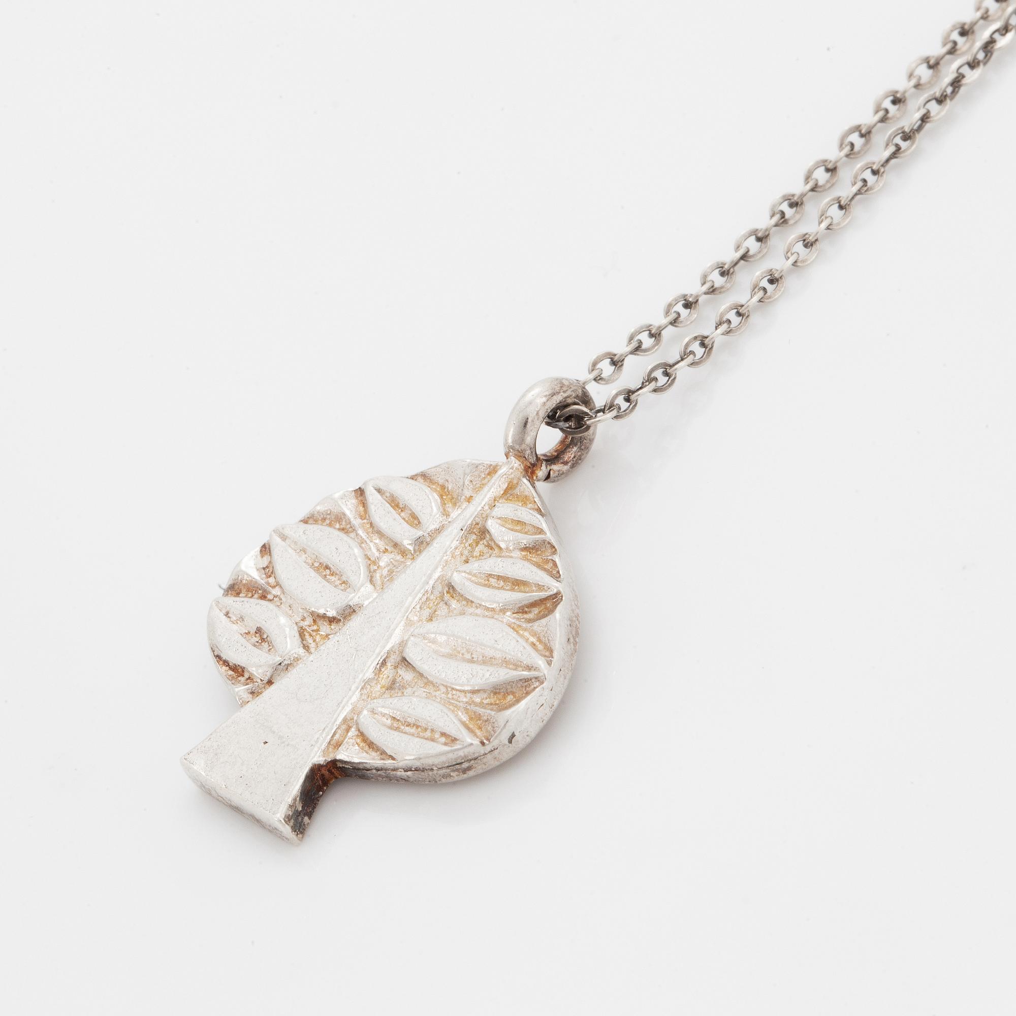 Bengt Liljedahl, Bengt Liljedahl, two pendants, sterling silver.