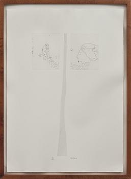 ERNESTO TATAFIORE, etsning. Signerad och numrerad 9/60.