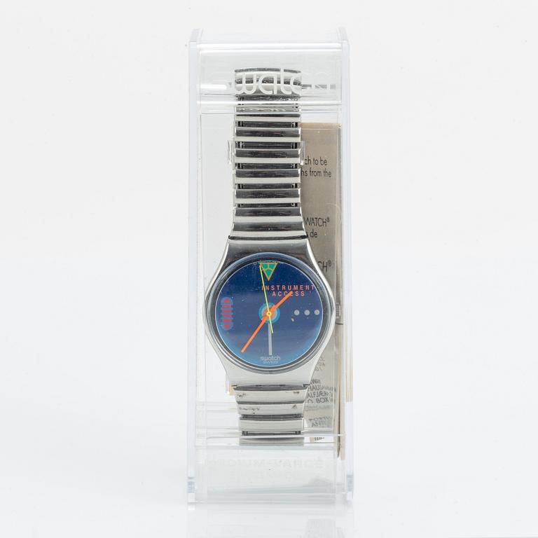 Swatch, Coldsteel, wristwatch, 34 mm.