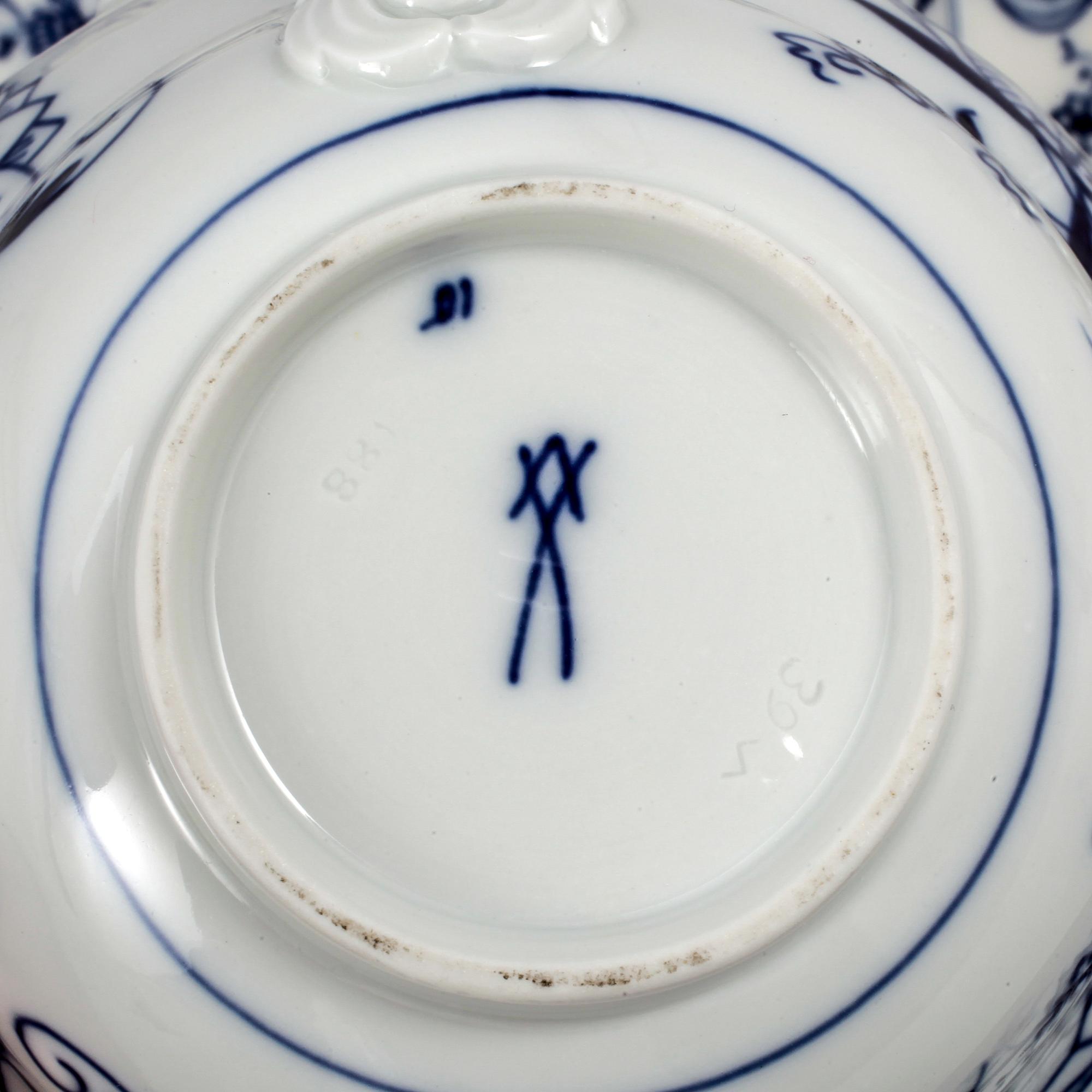 SERVIS, 17 delar, porslin, Meissen.