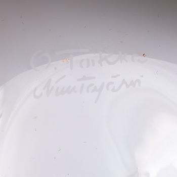 OIVA TOIKKA, a glass sculpture signed O. Toikka Nuutajärvi.
