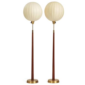 325. Hans Bergström, attributed to, a pair of floor lamps, for ASEA, Sweden 1940-50's.