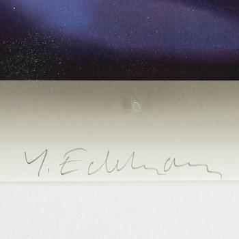 YRJÖ EDELMANN, färglitografi, signerad och numrerad 213/225.