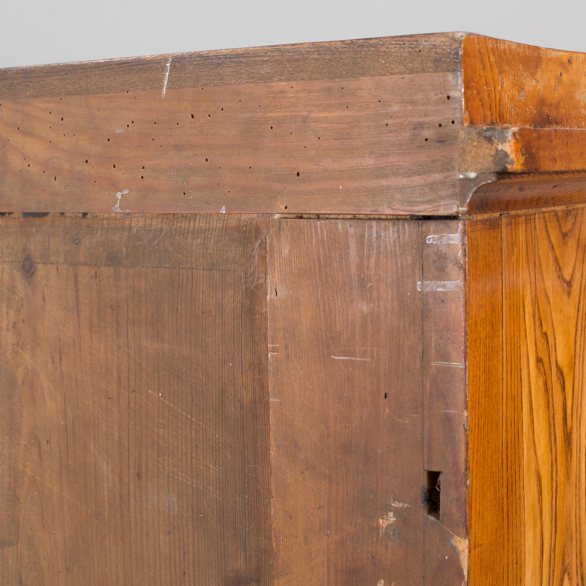 SECRETAIRE A ABATTANT, attributed to Per Fredrik Ahlgren, Visby, Gotland, mid 1800s.