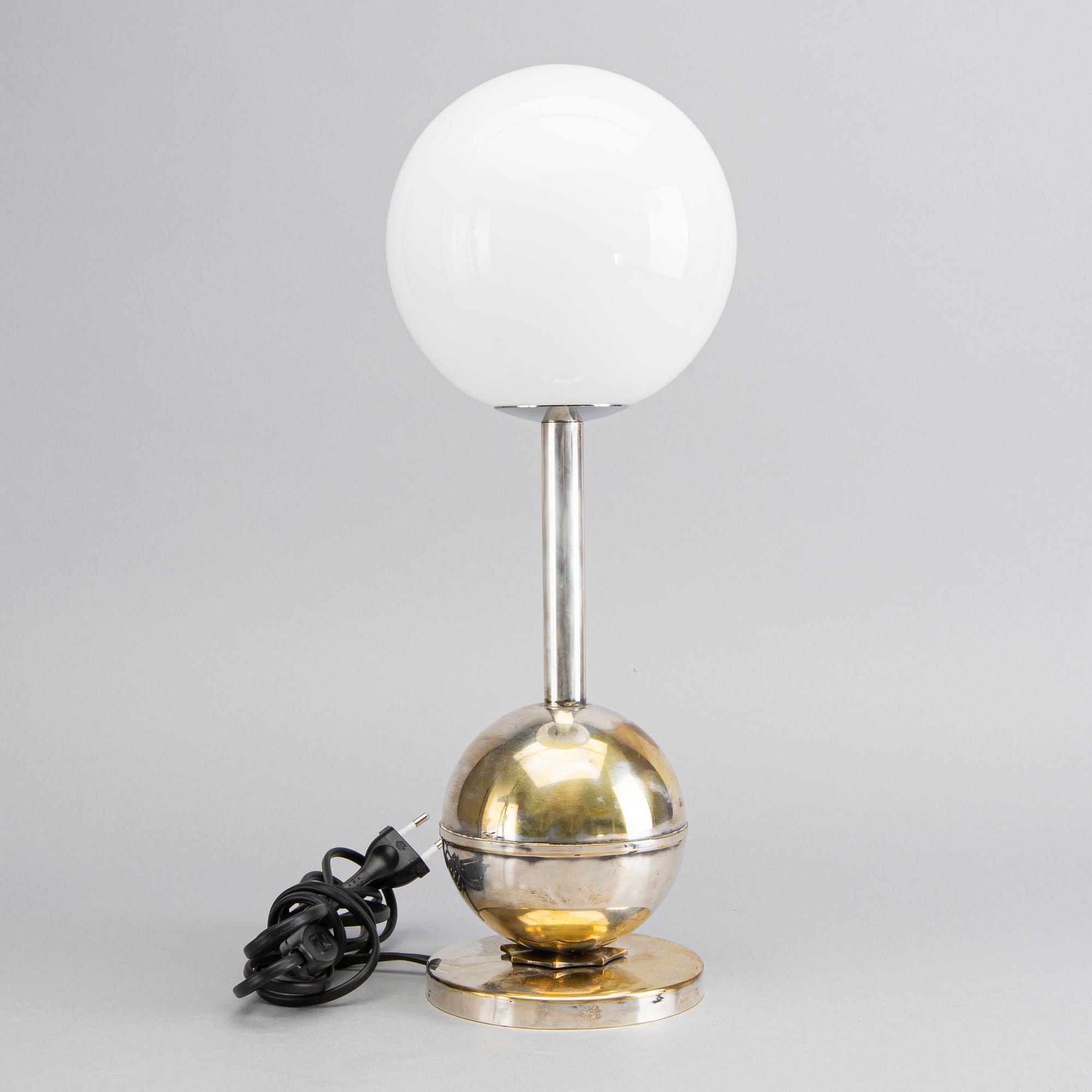 a Swedish Grace table lamp from the 1920's/30's.