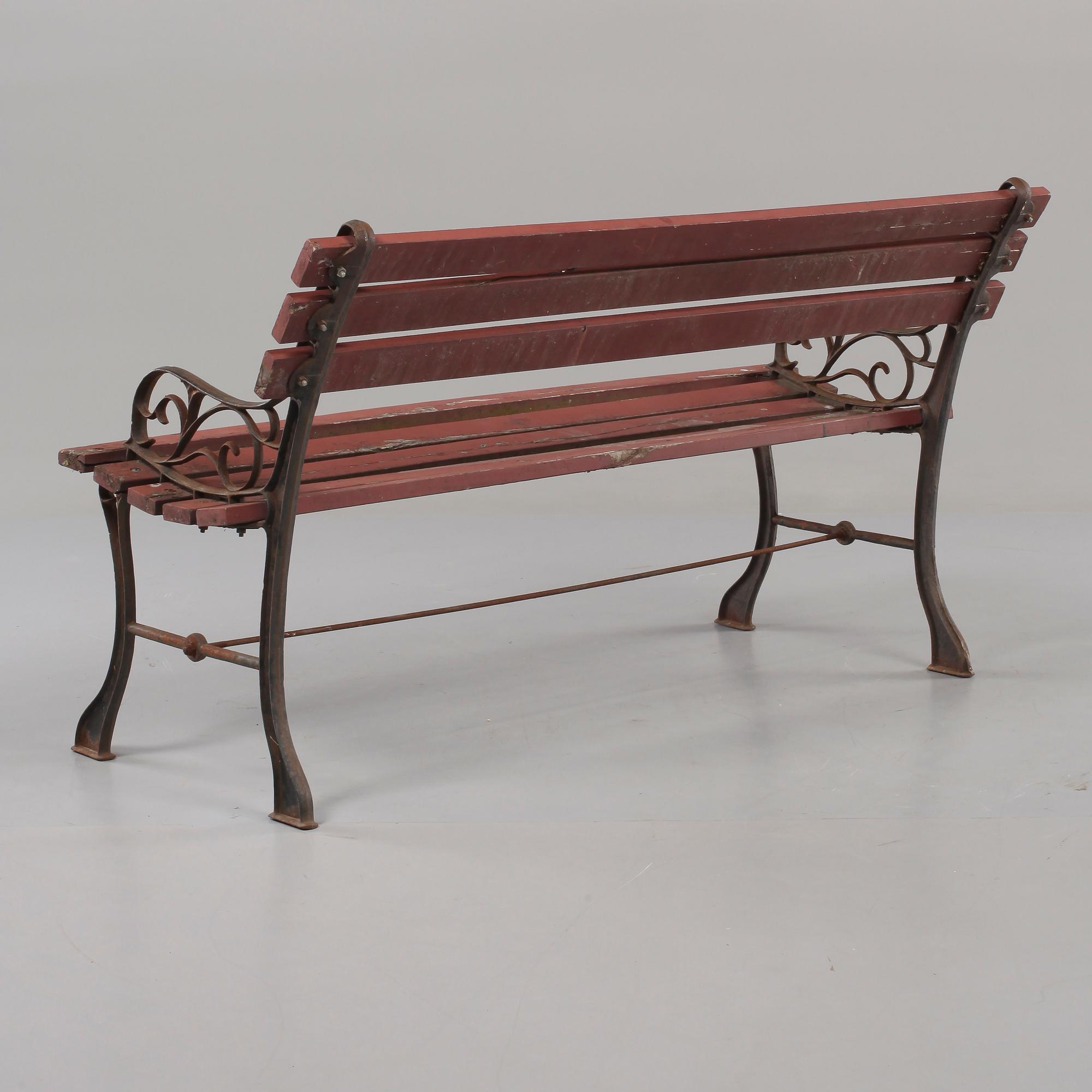 TRÄDGÅRDSBÄNK, 1900-tal.