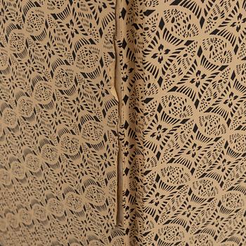 A Japanese four panel folding screen 'Byobu', first half of the 20th century.