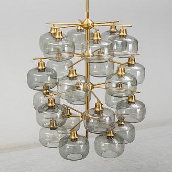 HOLGER JOHANSSON, a mid 20th century ceiling lamp by Westal, Bankeryd, Sweden.