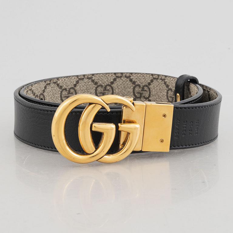 Gucci, belt.